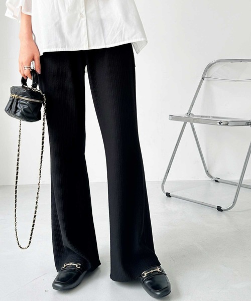 セール】【S-XLサイズ展開】-3kg見え！セルフカットセミフレアイージー