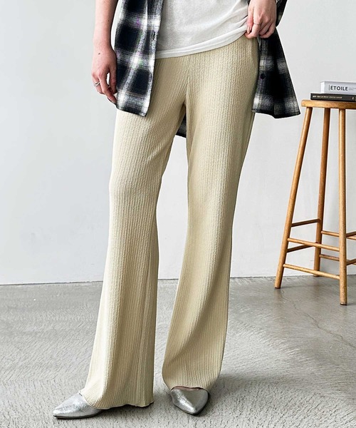 セール】【S-XLサイズ展開】-3kg見え！セルフカットセミフレアイージー