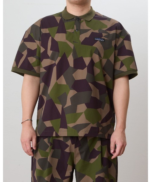 セール】【THOUSAND MILE】SHORT SLEEVE POLO SHIRT & SHORT PANTS SET 