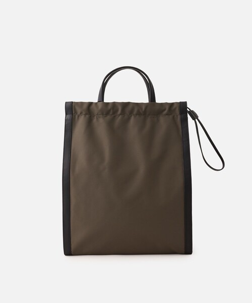 ORSETTO(オルセット)の「【ORSETTO(オルセット)】 METALLO NYLON TOTE(トートバッグ・レディース・カーキ/ブラック・2)」の14枚目の写真