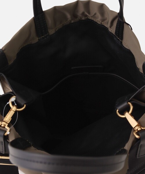 ORSETTO(オルセット)の「【ORSETTO(オルセット)】 METALLO NYLON TOTE(トートバッグ・レディース・カーキ/ブラック・2)」の17枚目の写真