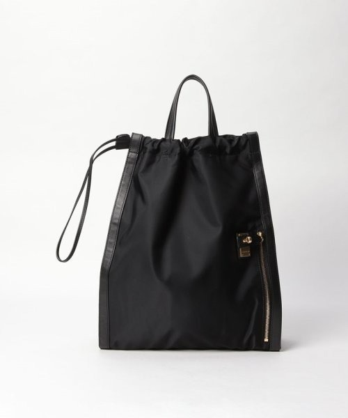 ORSETTO(オルセット)の「【ORSETTO(オルセット)】 METALLO NYLON TOTE(トートバッグ・レディース・カーキ/ブラック・2)」の1枚目の写真