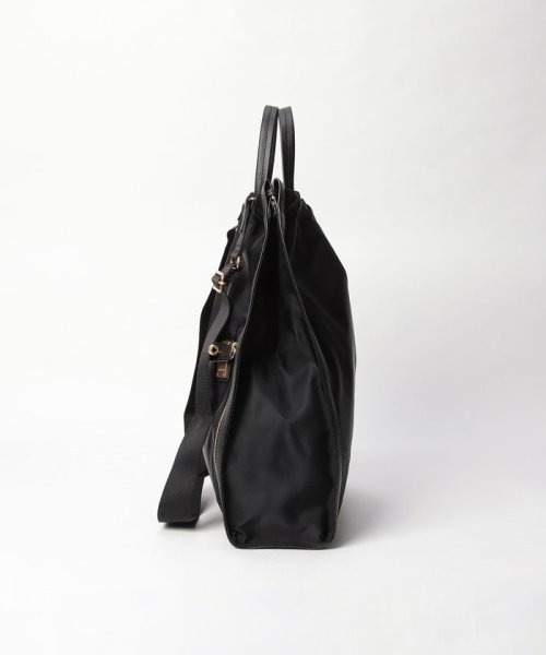 ORSETTO(オルセット)の「【ORSETTO(オルセット)】 METALLO NYLON TOTE(トートバッグ・レディース・カーキ/ブラック・2)」の6枚目の写真