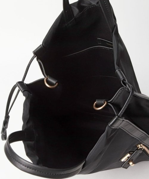 ORSETTO(オルセット)の「【ORSETTO(オルセット)】 METALLO NYLON TOTE(トートバッグ・レディース・カーキ/ブラック・2)」の9枚目の写真