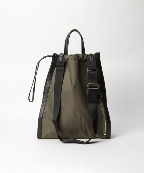 ORSETTO(オルセット)の「【ORSETTO(オルセット)】 METALLO NYLON TOTE(トートバッグ・レディース・カーキ/ブラック・2)」の4枚目の写真