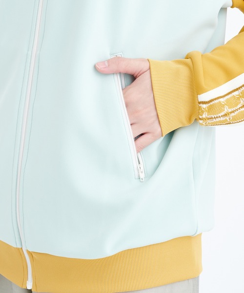 SASQUATCHfabrix.（サスクワァッチファブリックス）の「【Sasquatchfabrix./ サスクワッチファブリックス】LACE TAPE TRACK JACKET（ジャージ・メンズ・オレンジ/ブルー・M/L）」の20枚目の写真