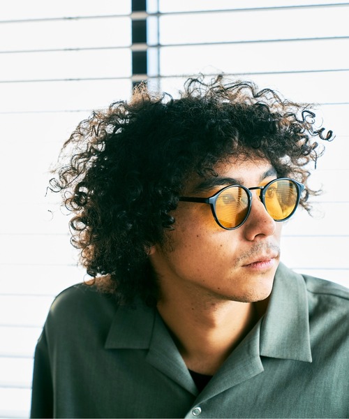 BAYFLOW（ベイフロー）の「ラウンドサングラス24（サングラス・メンズ・クリアブルー/イエロー/グリーン/グレー・FREE）」の21枚目の写真