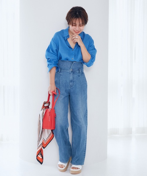 INED（イネド）の「【Stylist 望月律子コラボ】大人の美デニムパンツ