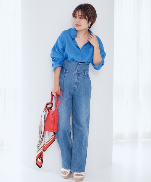 INED（イネド）の「【Stylist 望月律子コラボ】大人の美デニムパンツ