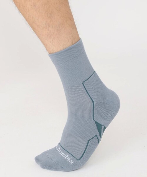 Columbia（コロンビア）の「Columbia／スティムソントレイル ミッド ソックス／コロンビア（ソックス/靴下・メンズ・ネイビー/ブラック/グレー/ブルー・L/XL/S/M）」の3枚目の写真