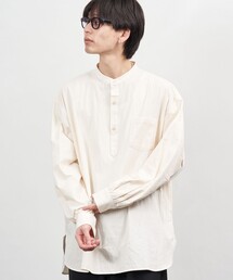 PUBLUX | PUBLUX/パブリュクス プルオーバースタンドカラーシャツ/ユニセックス(限定展開)(シャツ/ブラウス)