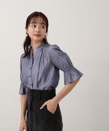 PROPORTION BODY DRESSING | フロント釦パフスリーブブラウス / 1214110402(シャツ/ブラウス)