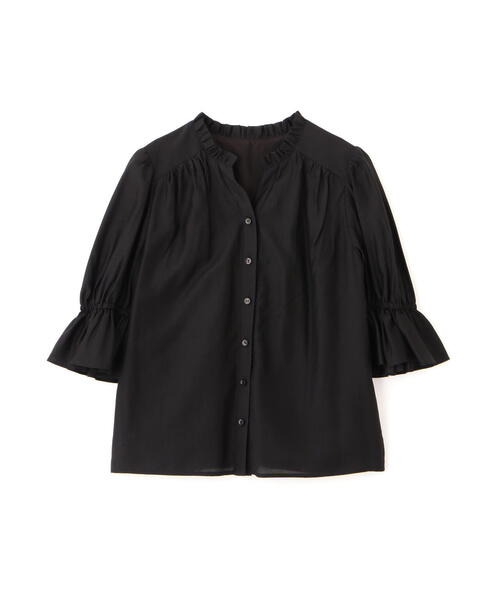PROPORTION BODY DRESSING（プロポーションボディドレッシング）の「フロント釦パフスリーブブラウス / 1214110402（シャツ/ブラウス・レディース・ブラック/ブルー系その他/ホワイト系その他・SMALL/MEDIUM）」の11枚目の写真