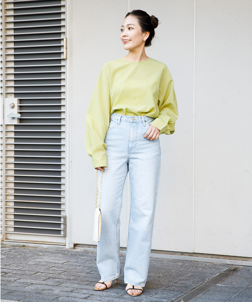 B.C STOCK（ベーセーストック）の「カラーシャツブラウス（シャツ/ブラウス・レディース・ブラック/アイボリー/グリーン・FREE）」の21枚目の写真