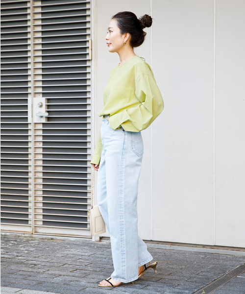 B.C STOCK（ベーセーストック）の「カラーシャツブラウス（シャツ/ブラウス・レディース・ブラック/アイボリー/グリーン・FREE）」の22枚目の写真