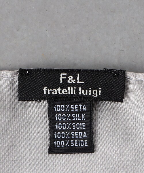 Fratelli Luigi(フラテッリルイージ)の「<FRATELLI LUIGI> ランダム ドットプリント ポケットチーフ(ポケットチーフ・メンズ・グレー/コバルトブルー・FREE)」の3枚目の写真