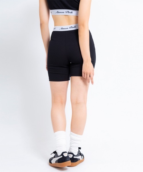 atmos pink（アトモスピンク）の「atmos pink Basic inner short / アトモス ピンク ベーシック インナー ショーツ（レギンス/スパッツ・レディース・ブラック/グレー・S/M）」の5枚目の写真