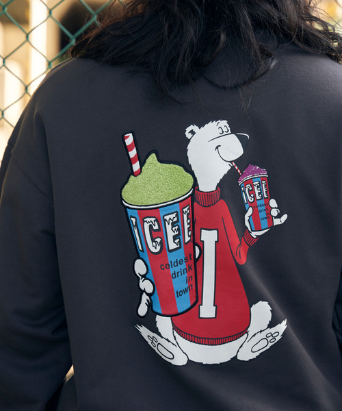 VENCEEXCHANGE（ヴァンスエクスチェンジ）の「ICEE サガラ刺繍トレーナー（スウェット・メンズ・ブラウン/オフホワイト/チャコールグレー・M/L/LL）」の21枚目の写真