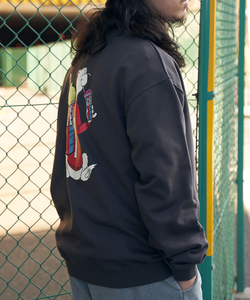 VENCEEXCHANGE（ヴァンスエクスチェンジ）の「ICEE サガラ刺繍トレーナー（スウェット・メンズ・ブラウン/オフホワイト/チャコールグレー・M/L/LL）」の22枚目の写真