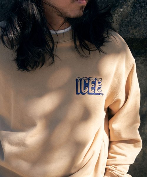 VENCEEXCHANGE（ヴァンスエクスチェンジ）の「ICEE サガラ刺繍トレーナー（スウェット・メンズ・ブラウン/オフホワイト/チャコールグレー・M/L/LL）」の14枚目の写真