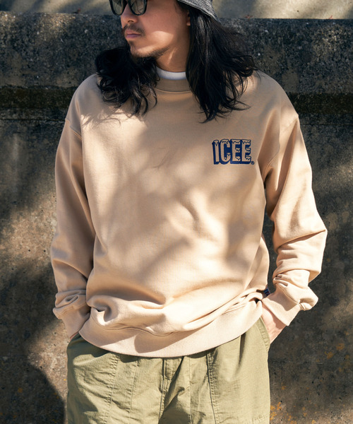 VENCEEXCHANGE（ヴァンスエクスチェンジ）の「ICEE サガラ刺繍トレーナー（スウェット・メンズ・ブラウン/オフホワイト/チャコールグレー・M/L/LL）」の17枚目の写真