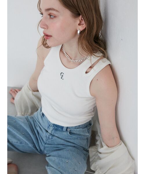 【セール】クリスタルデニムパンツ（デニムパンツ）｜CALNAMUR（カルナムール）