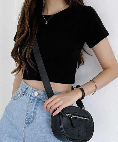 A'GEM/9 × .kom 『muah muah/ムーアムーア』SLIM FIT CROP HALF