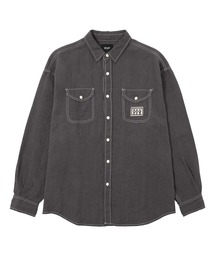 HUF | HEMP CHAMBRAY LS SHIRT / HUF シャツ(シャツ/ブラウス)
