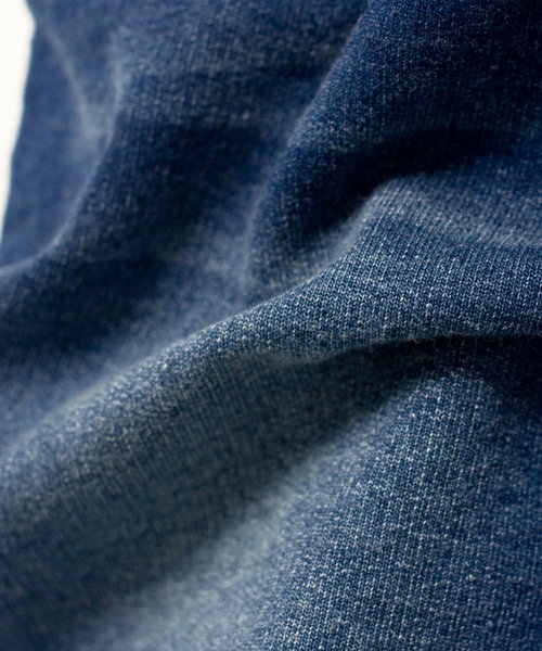 Smoothy(スムージー)の「Smoothy Denim sweat sarueru pants / スムージー デニムスウェットサルエルパンツ(デニムパンツ・キッズ・インディゴブルー・100/120/90/150/140/110/130)」の4枚目の写真