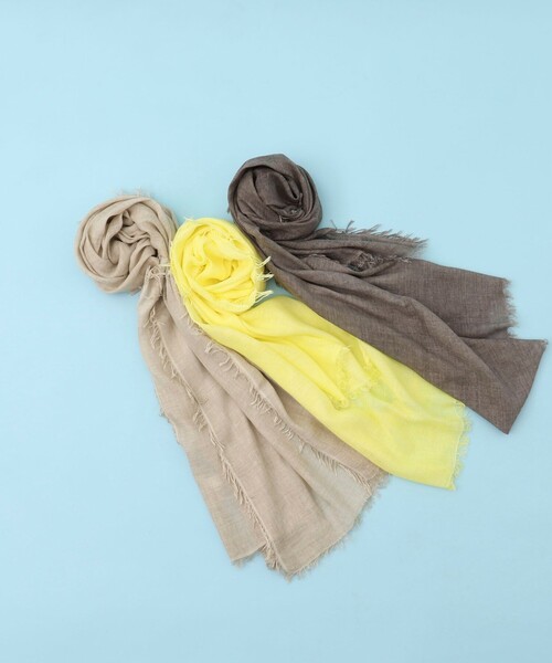 NOLLEY’S Sophi（ノーリーズソフィ）の「ソフトストール（ストール/ショール・レディース・イエロー/ベージュ/ブラウン・FREE）」の12枚目の写真