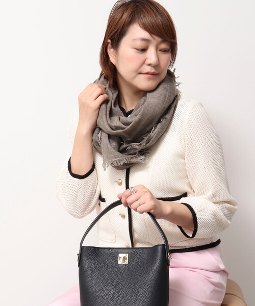 NOLLEY’S Sophi（ノーリーズソフィ）の「ソフトストール（ストール/ショール・レディース・イエロー/ベージュ/ブラウン・FREE）」の14枚目の写真