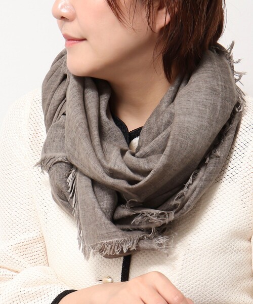 NOLLEY’S Sophi（ノーリーズソフィ）の「ソフトストール（ストール/ショール・レディース・イエロー/ベージュ/ブラウン・FREE）」の15枚目の写真