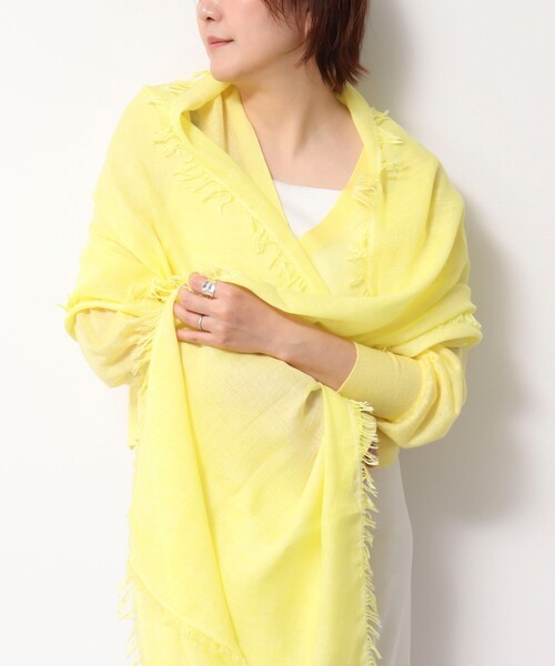 NOLLEY’S Sophi（ノーリーズソフィ）の「ソフトストール（ストール/ショール・レディース・イエロー/ベージュ/ブラウン・FREE）」の17枚目の写真