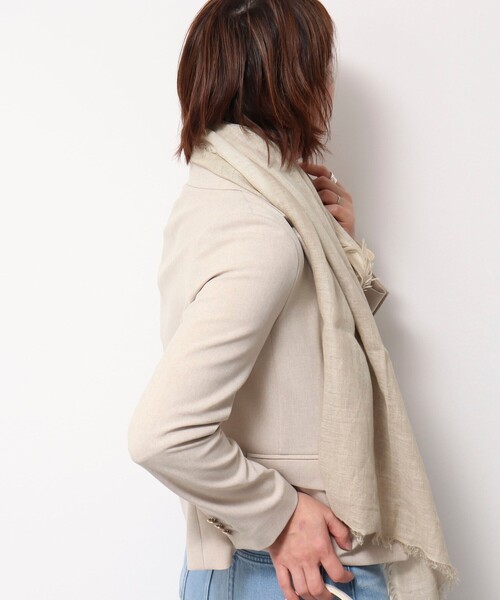 NOLLEY’S Sophi（ノーリーズソフィ）の「ソフトストール（ストール/ショール・レディース・イエロー/ベージュ/ブラウン・FREE）」の21枚目の写真