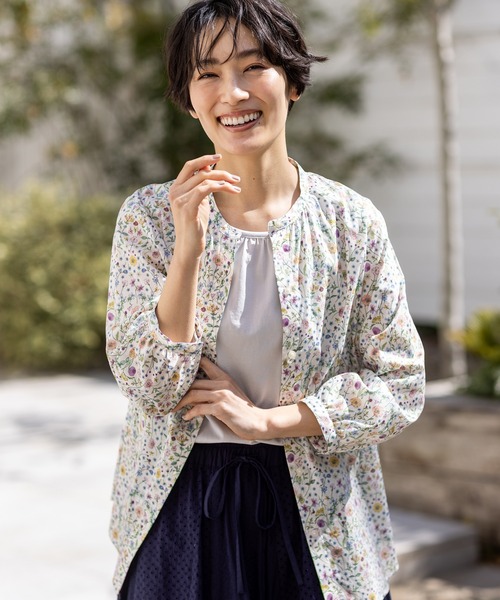 DECOY SINCE 1981（デコイシンスイチキュウハチイチ）の「【接触冷感・UVカット】オーガニックコットンタンクトップ（Tシャツ/カットソー・レディース・グレー/ブラック/ホワイト/ネイビー・LL/M/L/3L/4L）」の19枚目の写真