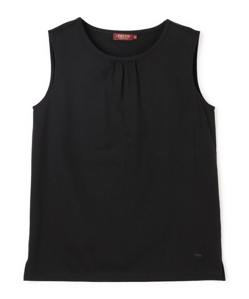 DECOY SINCE 1981（デコイシンスイチキュウハチイチ）の「【接触冷感・UVカット】オーガニックコットンタンクトップ（Tシャツ/カットソー・レディース・グレー/ブラック/ホワイト/ネイビー・LL/M/L/3L/4L）」の22枚目の写真