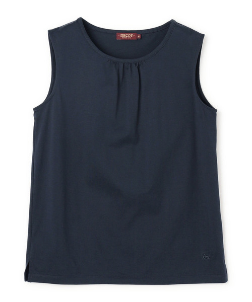 DECOY SINCE 1981（デコイシンスイチキュウハチイチ）の「【接触冷感・UVカット】オーガニックコットンタンクトップ（Tシャツ/カットソー・レディース・グレー/ブラック/ホワイト/ネイビー・LL/M/L/3L/4L）」の21枚目の写真