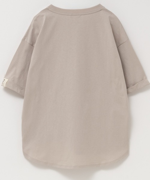 EDWIN（エドウィン）の「C17 H/SPOCKET TEE Cotton100%（Tシャツ/カットソー・レディース・ミント/チャコールグレー/グレイッシュベージュ・L/M）」の9枚目の写真