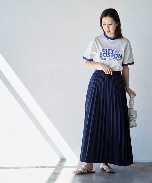 coen（コーエン）の「ヴィンテージプリーツスカート（スカート・レディース・ナチュラル/ダークグレー/ネイビー・FREE）」の20枚目の写真