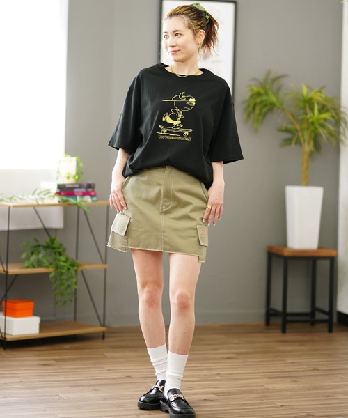 TOY MACHINE(トイ マシーン)の「【ムラサキスポーツ限定】TOY MACHINE/トイマシーン 刺繍Tシャツ ビックシルエット ユニセックス MTMSEST24(Tシャツ/カットソー・レディース・ホワイト/ブラック・M/L/XL)」の14枚目の写真