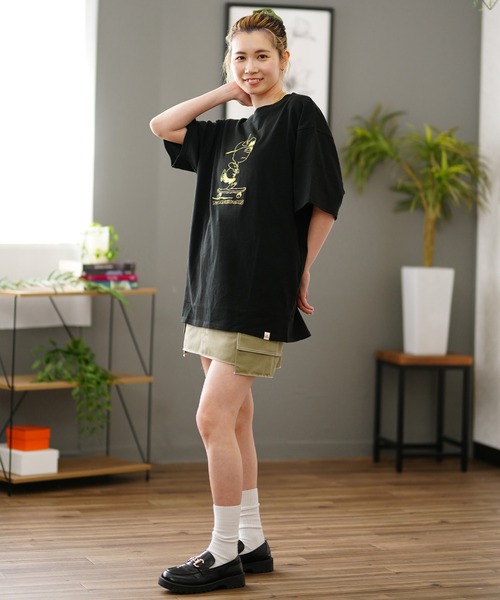 TOY MACHINE(トイ マシーン)の「【ムラサキスポーツ限定】TOY MACHINE/トイマシーン 刺繍Tシャツ ビックシルエット ユニセックス MTMSEST24(Tシャツ/カットソー・レディース・ホワイト/ブラック・M/L/XL)」の15枚目の写真