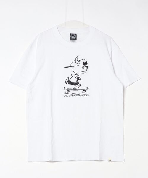 TOY MACHINE(トイ マシーン)の「【ムラサキスポーツ限定】TOY MACHINE/トイマシーン 刺繍Tシャツ ビックシルエット ユニセックス MTMSEST24(Tシャツ/カットソー・レディース・ホワイト/ブラック・M/L/XL)」の19枚目の写真