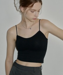 GIUNON | rib fit bra top / リブフィットブラトップ(キャミソール)