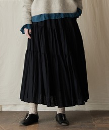 新品 スズキタカユキ tiered skirt suzuki takayuki tiered skirt（スズキタカユキ ティアードスカート