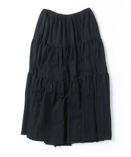 suzuki takayuki（スズキタカユキ）の「tiered skirt（スカート・レディース・ブルー系その他/ブラック・FREE）」の7枚目の写真