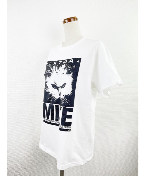 WORLD WIDE LOVE! MIKE Tシャツ WWL! 猫プリント WORLD WIDE LOVE!（ワールドワイドラブ）の「MIKE Tシャツ（T