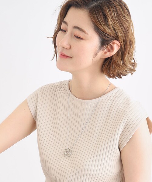 grove(グローブ)の「◆クリアメタルリングネックレス(ネックレス・レディース・シルバー/ゴールド・00)」の9枚目の写真