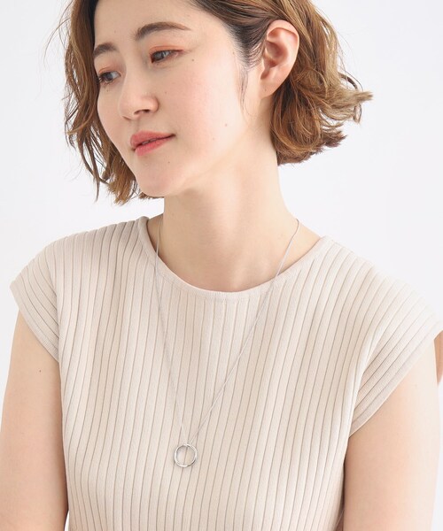 grove(グローブ)の「◆クリアメタルリングネックレス(ネックレス・レディース・シルバー/ゴールド・00)」の10枚目の写真