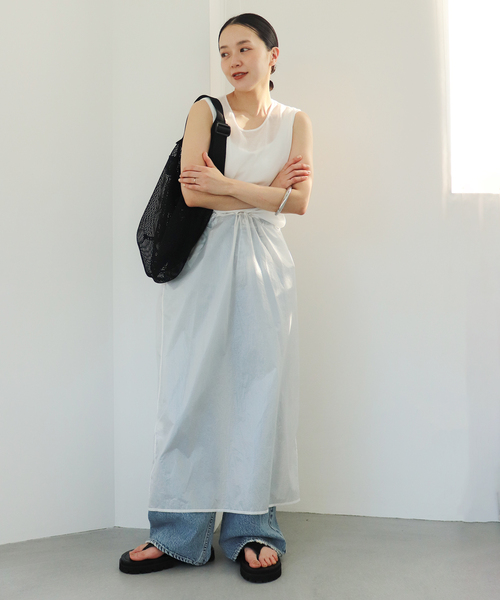 plage（プラージュ）の「CO NY Sheer タンク（タンクトップ）」 - WEAR
