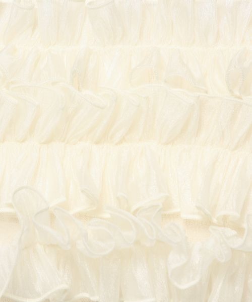 mysty woman（ミスティウーマン）の「フリルビスチェSET　128888（ニット/セーター・レディース・ブラック/ピンク/オフホワイト・FREE）」の20枚目の写真